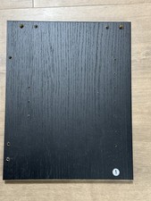 Right Side IKEA BILLY Bookcase Height Extension Unit Black Oak Effect 32x11x14"