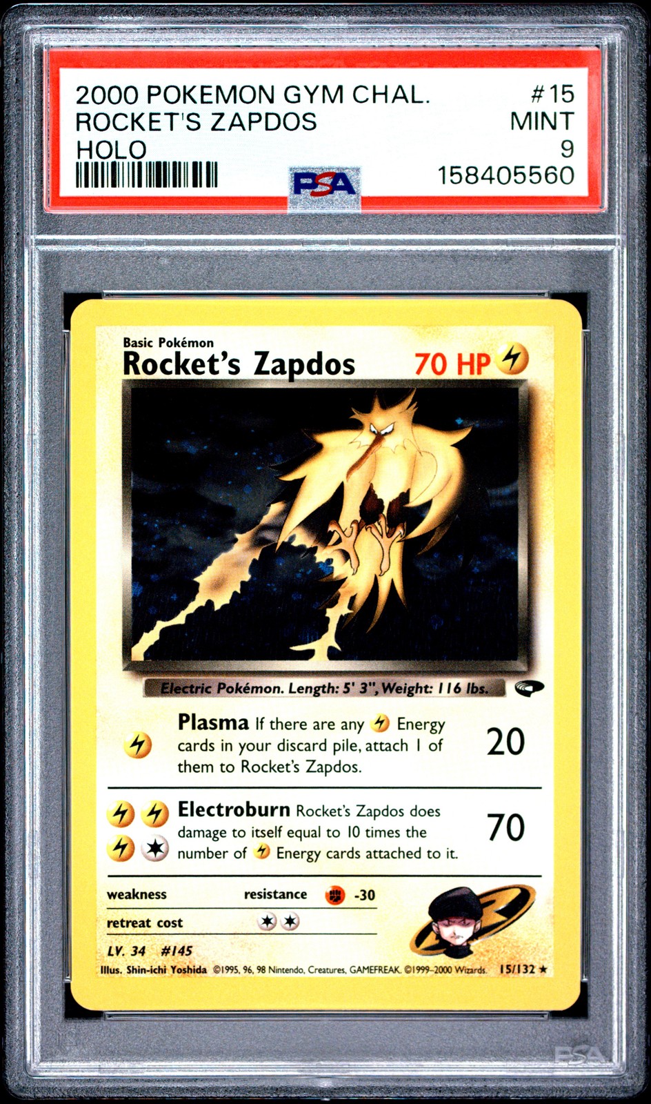 Rocket's Zapdos #15