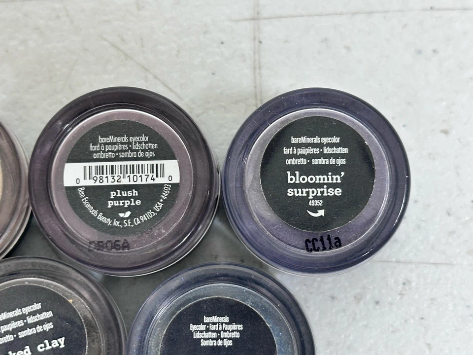 bareMinerals Eyecolor Lot Of 5 Brave Smoked Clay Superstar Plush Purple Bloomin - Image 4 of 4