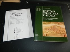 Cortona Struttura e Storia, volume completo di grande carta archeologica 
