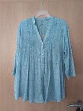Damen Tunika Bluse Gr S/M Blau