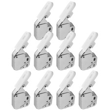 Silver Spring Loaded Push Latch Durable Cabinet Door Catch for Home Use