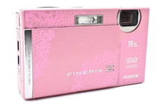FUJIFILM FinePix Z250fd Pink Digital Camera 10.0MP Tested With Battery, Charger