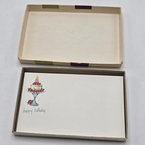 Vintage Greeting Cards 16ct Multicolor Retro Floral Stationery