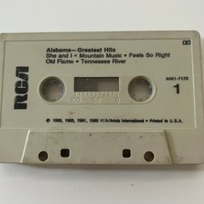 Alabama Greatest Hits Cassette Tape TB6-OT1