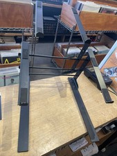 Used DJ Laptop  Controller Adjustable Black Metal Stand Ships Disassembled