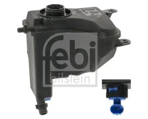 Expansion Tank, coolant Plastic black 49010 FEBI BILSTEIN for BMW 3 Touring 3 1