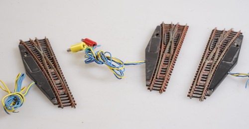 (0751) Märklin mini-club Spur Z elektr. Weichen: 8561/8564 +1*rechts-2*links | Condition: Gebraucht