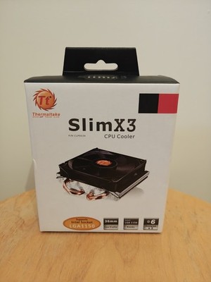 Thermaltake Slim X3 low-profile CPU Kühler 36mm Höhe