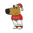 2 Pcs Just a Chill Guy Christmas Ornament – Plastic | Famous Meme Chill Guy Xmas