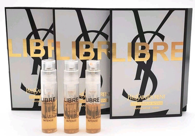 3X Yves Saint Laurent Libre Intense Eau de Parfum 0.04 fl oz / 1.2ml Mini Sample