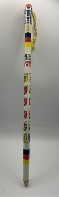 Vtg Jumbo German Gruss Aus Deutschland  Wood Pencil Souvenir of Germany 15''