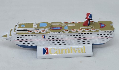FIGURA RÉPLICA MODELO BARCO CARNIVAL FANTASY CRUISE LINE 8" - Imagen 7 de 12