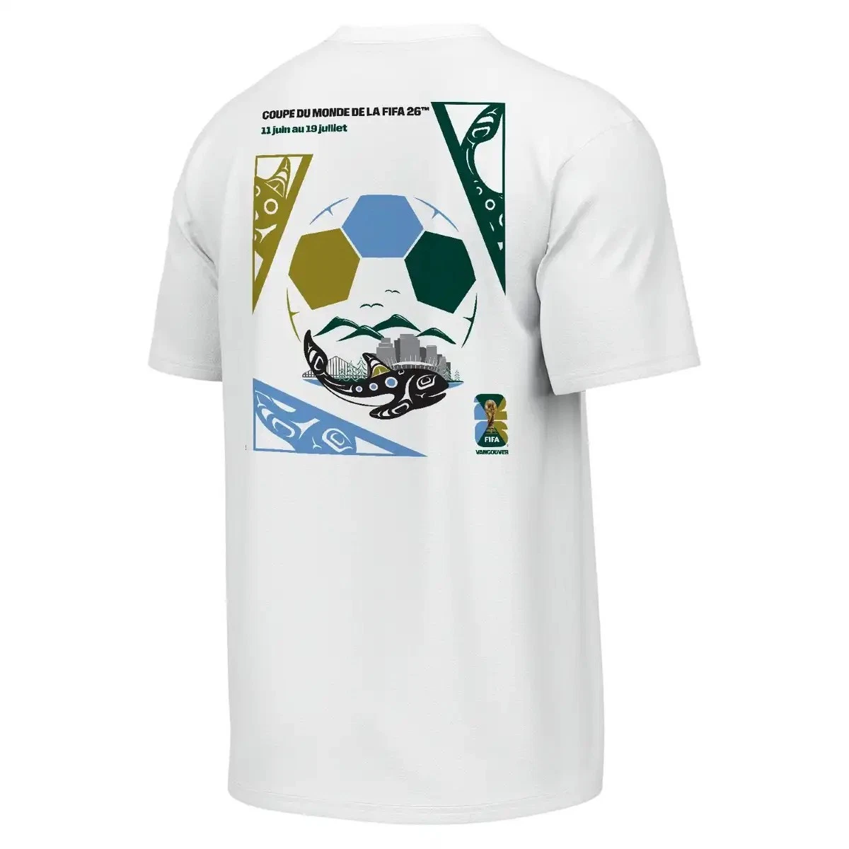 2026 World Cup Vancouver Poster T-shirt, White