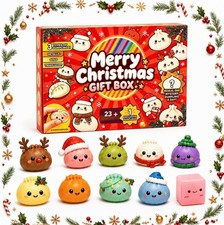 Christmas Squishies Advent Calendar 2026, 24 Dumplings Countdown Calendar