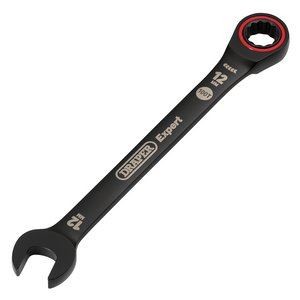 Draper Expert Hi-Torq Metric Ratchet Combi Spanner 12mm Black - 03883 - Image 4