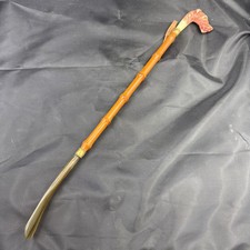 Vintage Collectible Long Shoehorn, Schnauser Dog Handle, RARE FIND