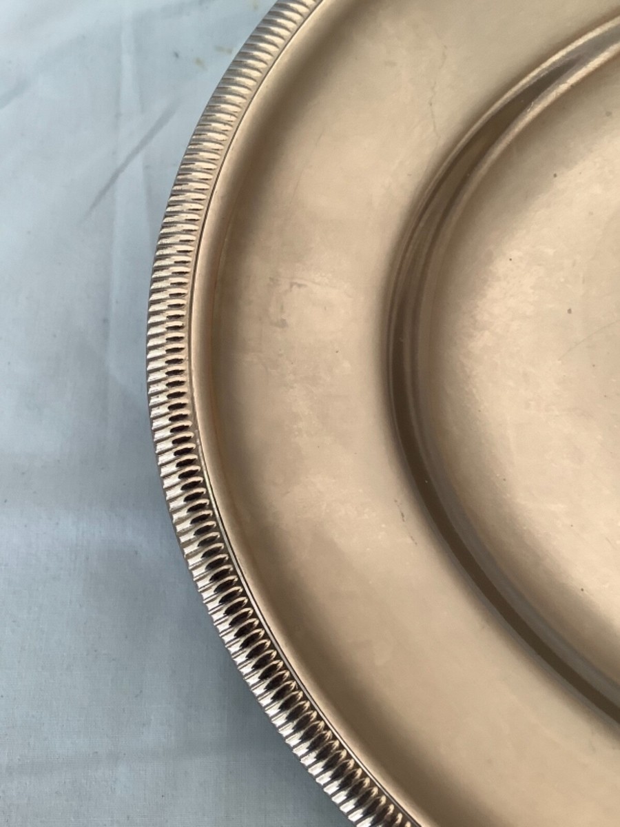 Plateau Ovale En Inox Letang Rémy – Coffret, état Correct