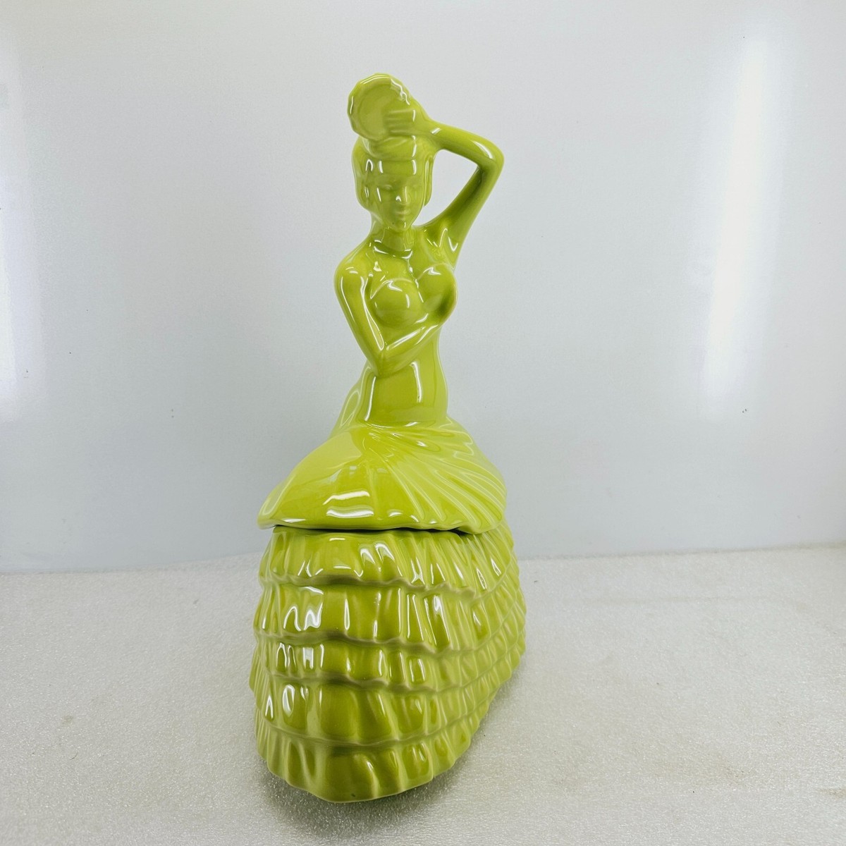 DANCING LADY COOKIE JAR lemongrass FIESTA WARE NEW 1st NO TAG | eBay