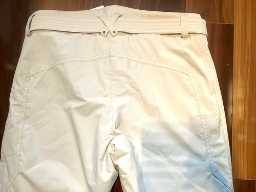 BOGNER Fraenzi Ski Pants Eggshell Off-White 20K Waterproof Womens L 12 $790 - Picture 5 of 8