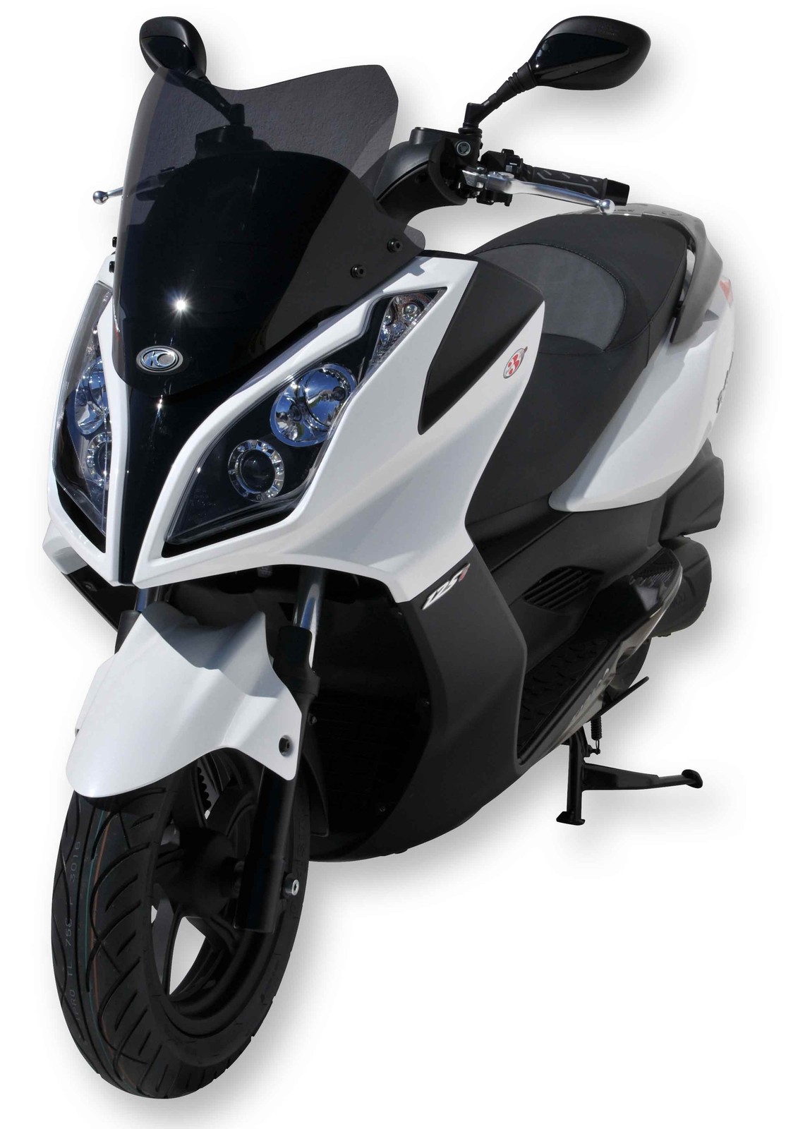 Bulle sport Ermax Kymco Dink Street 125 300 saute-vent fumé clair