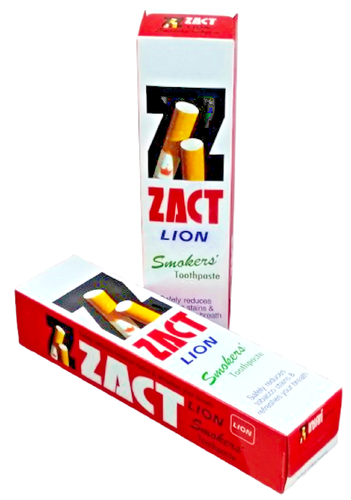 ZACT Lion Smokers Toothpaste reduces tobacco stains refreshes breath 160 g * 2 - Picture 5 of 13