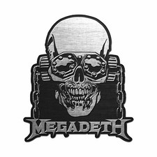Megadeth VIC Rattlehead Anstecker Pin Größe: ca. 4,5 cm x 5 cm