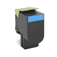 Lexmark 80C2XCE 802XC Toner-Kit Cyan Return Program Projekt, 4.000 Seiten Iso