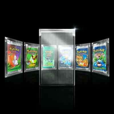 yugioh booster box display case Pack Protector/Display Case(UV Resistant Acrylic)(Fits Magic, Yu-Gi-Oh!, and a lot More) : Toys & Games as well as fingerprints and pressure damage Yugioh Acrylic Booster Box Display