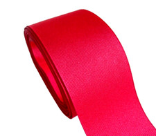 Wide Red Grosgrain Ribbon 2 1/4 inches wide x 4 yards Offray Brand Solid B11