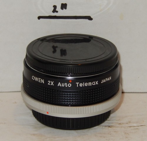 owen Auto 2x Telemax Tele-Converter with case
