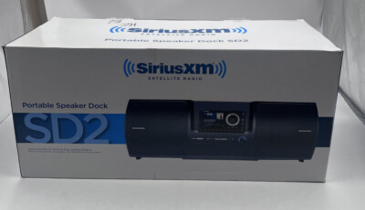 SIRIUS SIRIUSXM SXSD2 SATELLITE RADIO PORTABLE SPEAKER DOCK SD2