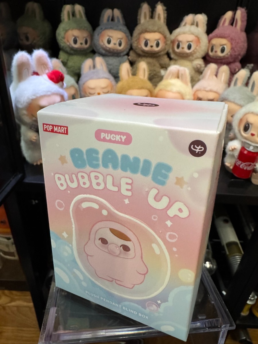 【PUCKY BEANIE BUBBLE UPぬいぐるみペンダント 1BOX】 PUCKY Beanie Bubble Up Series Plush Pendant Blind Box
