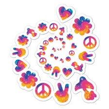 Love Peace, Vinyl Decal Sticker, Indoor Outdoor, 3 Sizes, 8730