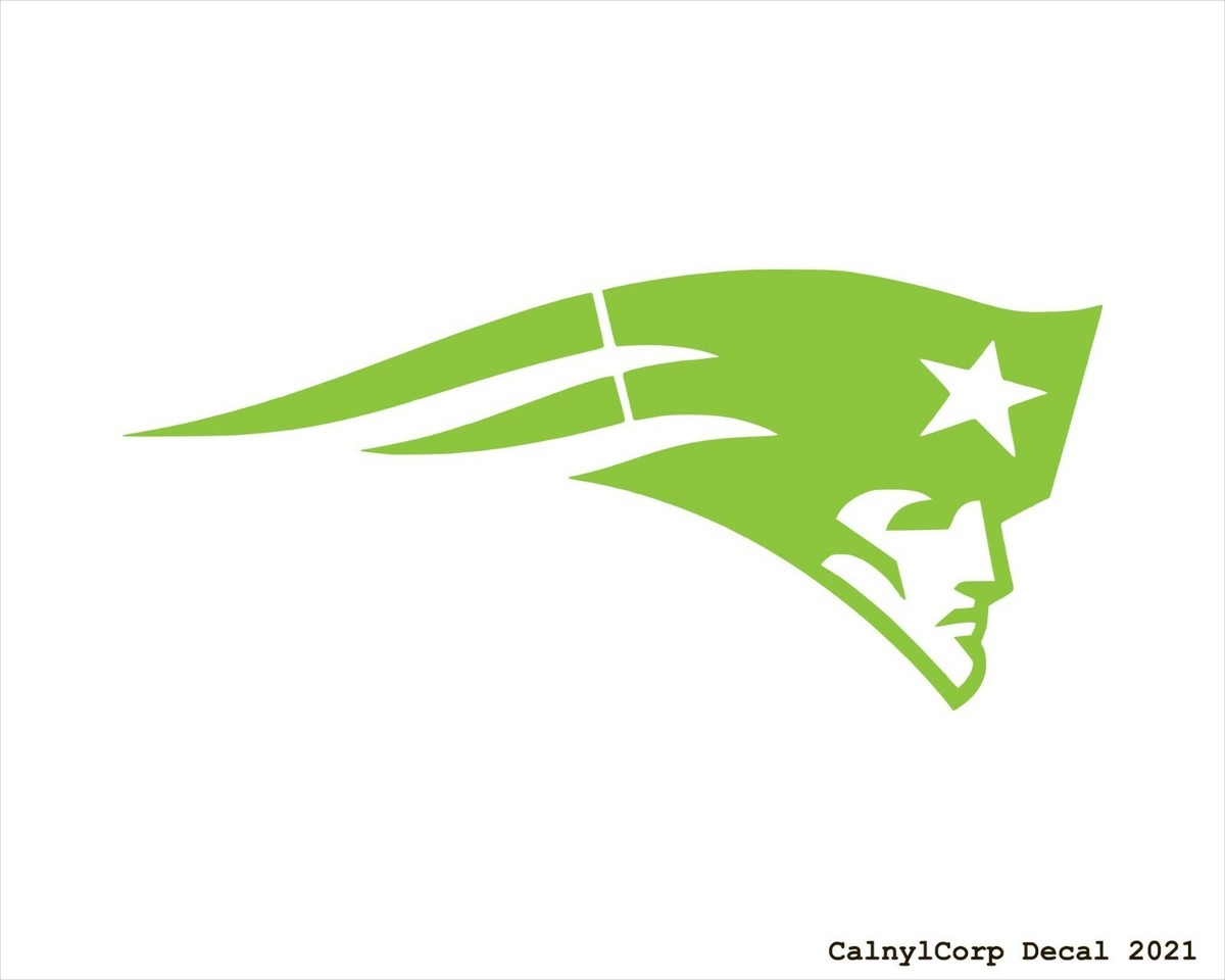 Adesivo Oval Co Logotipo Do Tie NFL New England Patriots Preto E - Foto 7