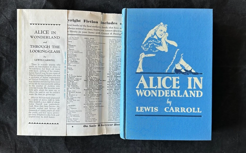 1933 ALICE IN WONDERLAND photoplay w/ letter Lewis Carroll SUPERB DJ rare thus! - Image 3 of 4