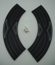 AURORA TJET 9" 1/4 CORNER CROSSOVER CURVE TRACKS 2 PC W/HRDWR VN CLEAN