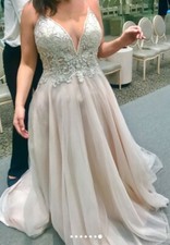 Brand New Wedding Dress Size 10 Blush Pink