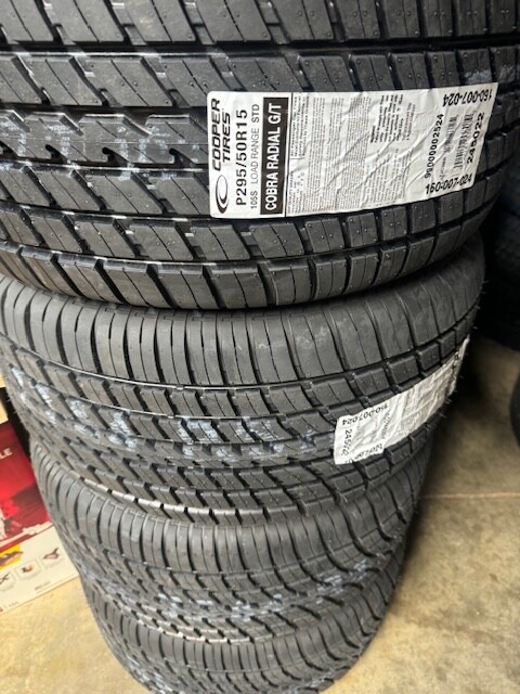 1- New 295/50R15 Inch Cooper Cobra GT White Letters Tires 2955015 50 15 ...