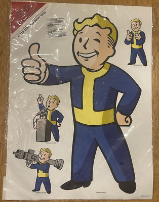 Fallout 3 Preorder Promo Sticker Pack - Best Buy Preorder Bundle - Rare Sealed!