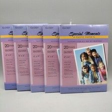 Special Moments Glossy 4 x 6 Photo Paper 20 Sheets per pkg Lot of 5 New Sealed