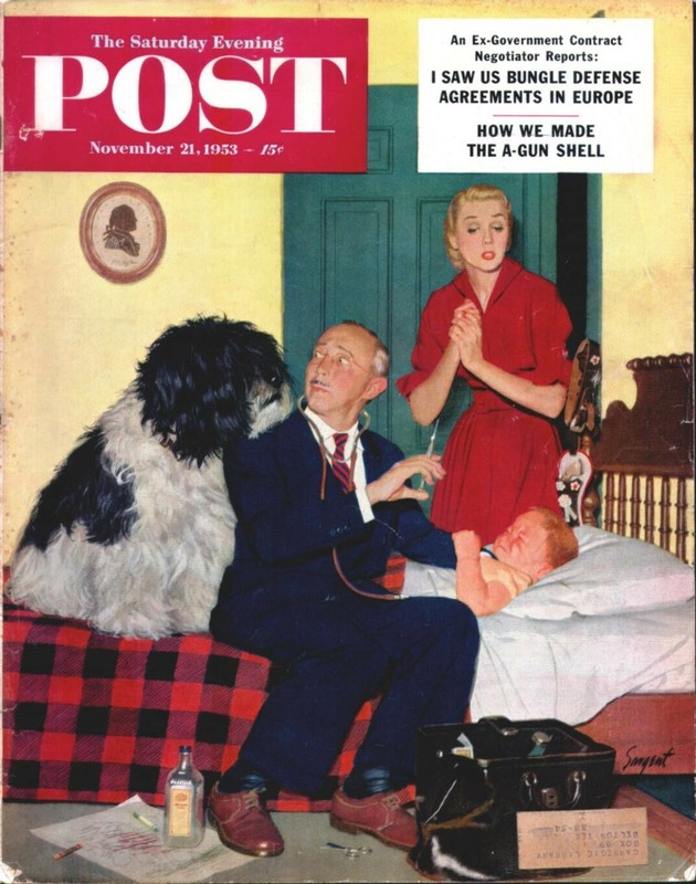 SATURDAY EVENING POST November 21, 1953 Sargent 100% Complete