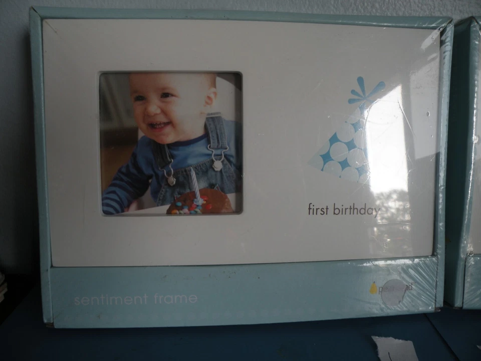 MARCO DE FOTOS PEARHEAD I LOVE DADDY o Primer Cumpleaños 2 estilos ELIGE 1 Nuevo U4-U5 Foto 2 de 4