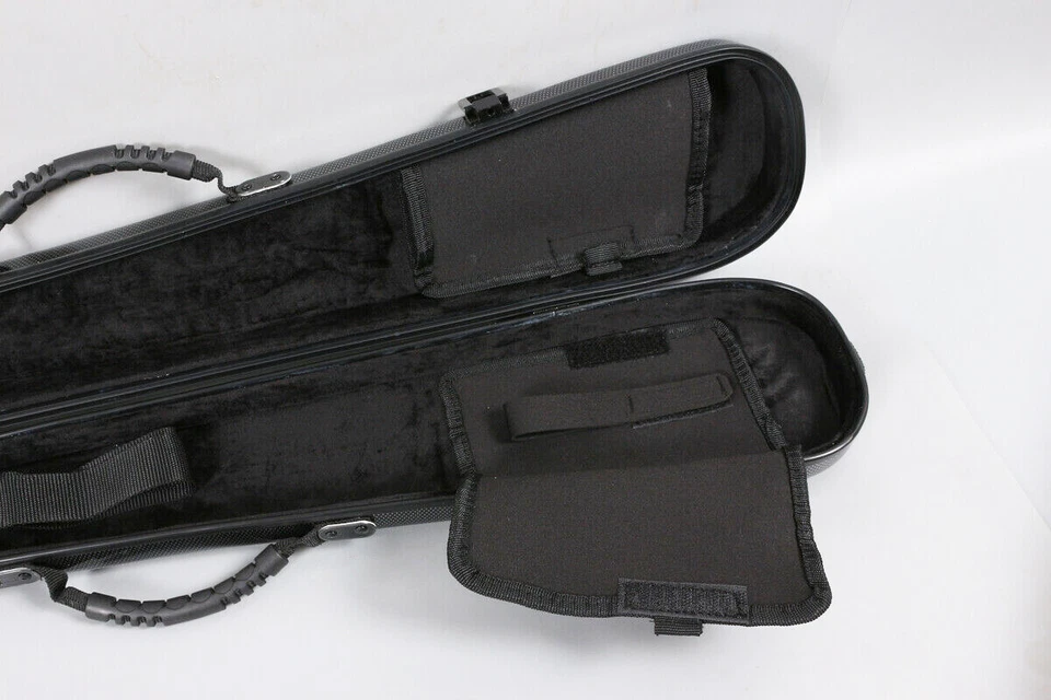 Двойной бас бант чехол из углеродного волокна бас бант коробка 2шт бант сумка черный жесткий чехол - Изображение 4 из 4