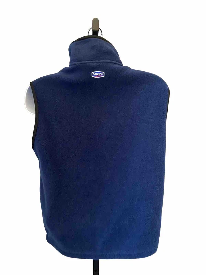 复古美国滑雪队抓绒背心男式中号深蓝色 Timberline Colorado YKK 拉链 — 第 3/4 张图片