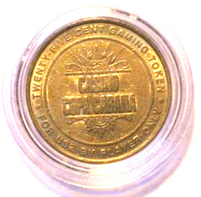 Copacabana 25 Cent Slot Token - Hyatt Regency - Aruba - Year 2000