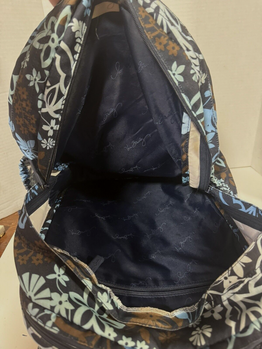 Vintage Large Vera Bradley Backpack Java Floral Pattern  display picture 3