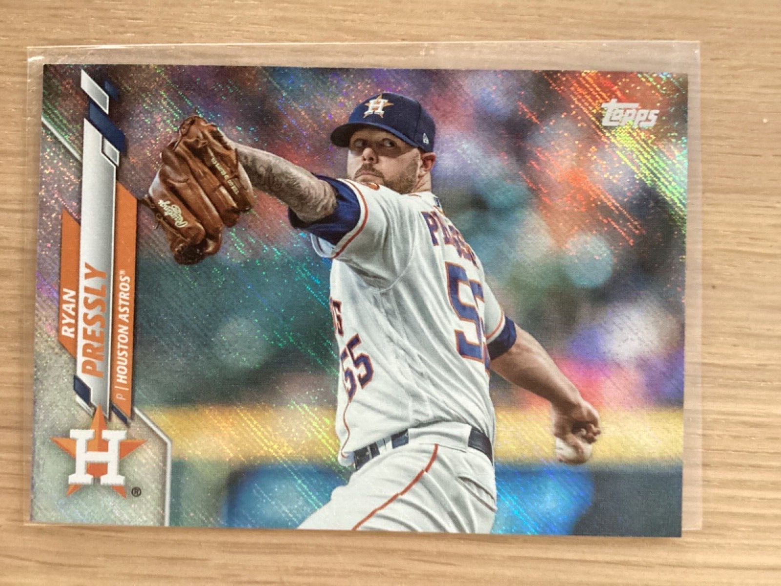 2020 Topps Foilboard Retail /264 Ryan Pressly #163-Houston Astros