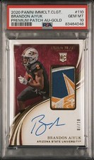 2020 Panini Immaculate CLGT Brandon Aiyuk Premium Patch Auto GOLD RPA PSA 10