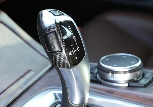 For BMW 7 Series 2009-2015 Dry Carbon Fiber Center Gear Shift Lever Button Cover - Picture 5 of 20